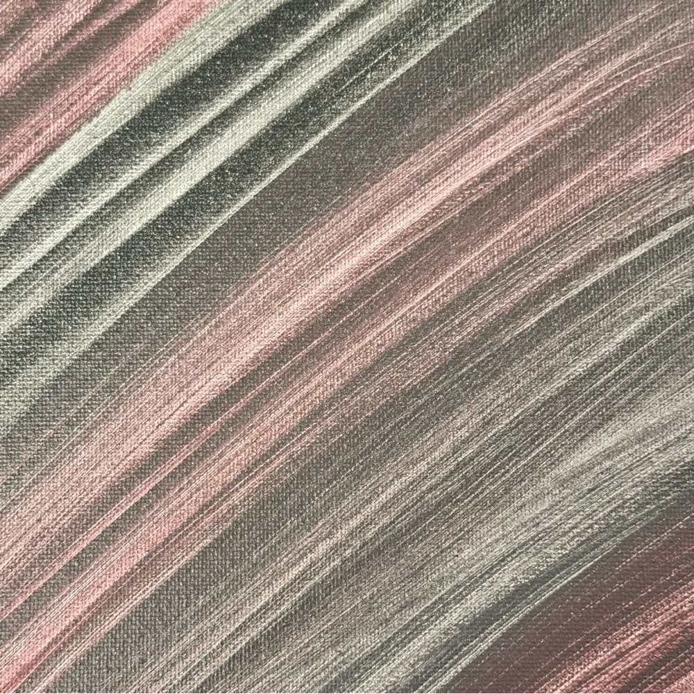 Modern Pink and Gray Abstract Canvas Art - Picture 2 of 6